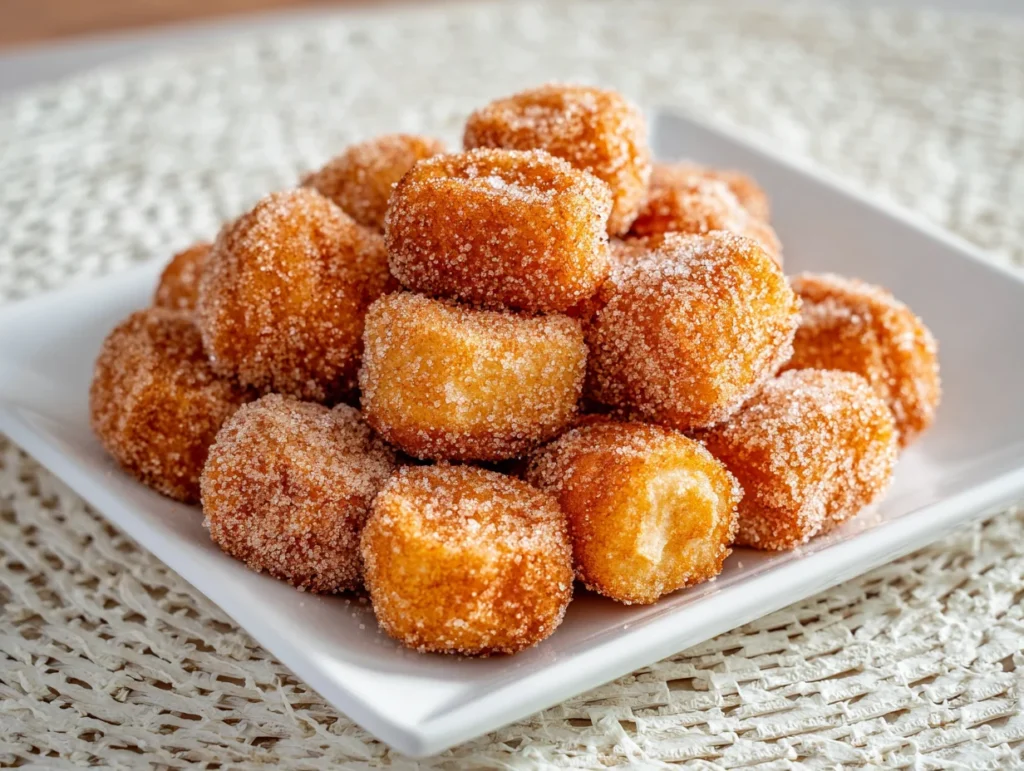 Air Fryer Churro Bites