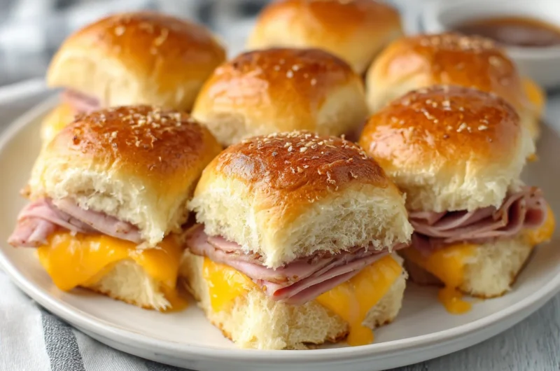 Baked Ham and Cheese Sliders Recipe