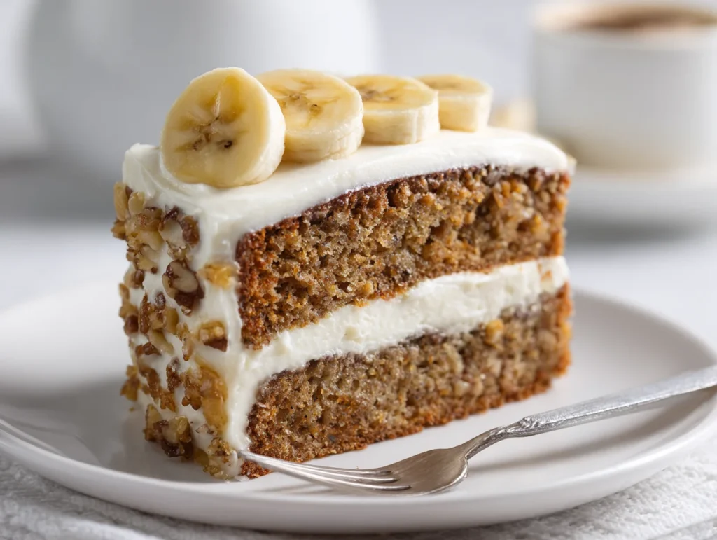 Banana Bread Cake with Cream Cheese Frosting