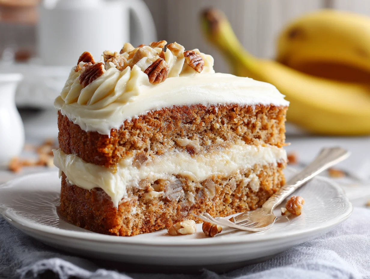 Banana Bread Cake with Cream Cheese Frosting