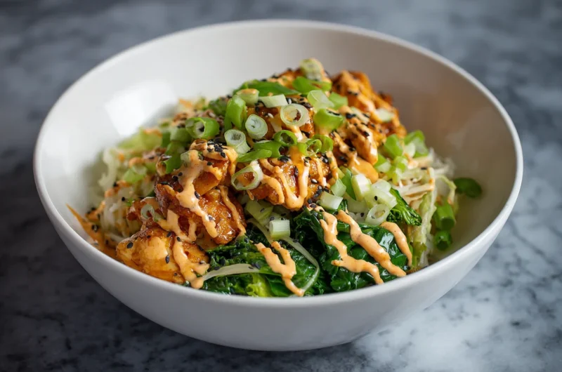 Delicious Bang Bang Chicken Bowl Recipe