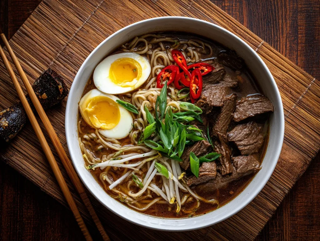 Beef Ramen Noodles