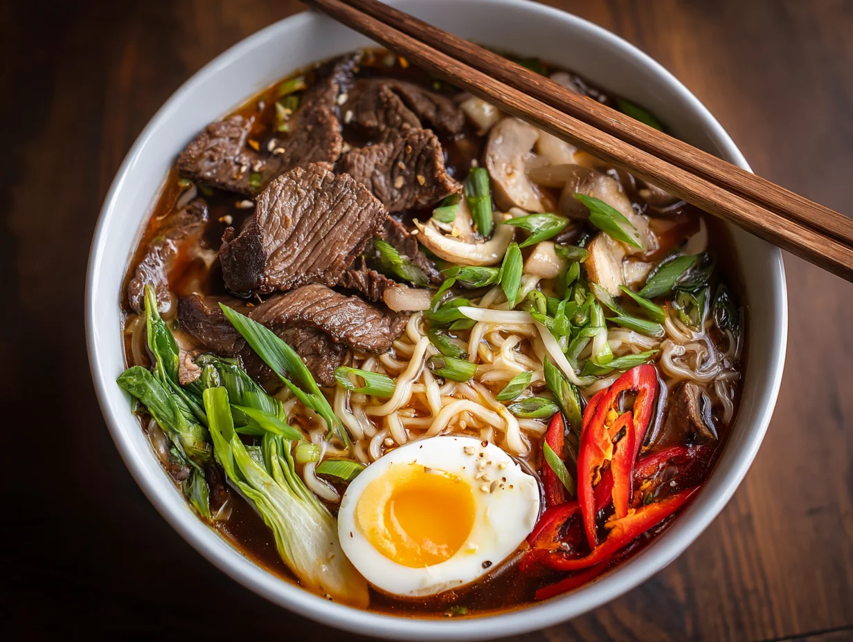 Beef Ramen Noodles