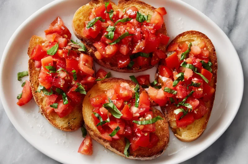 Cheesy Bruschetta Dip Recipe