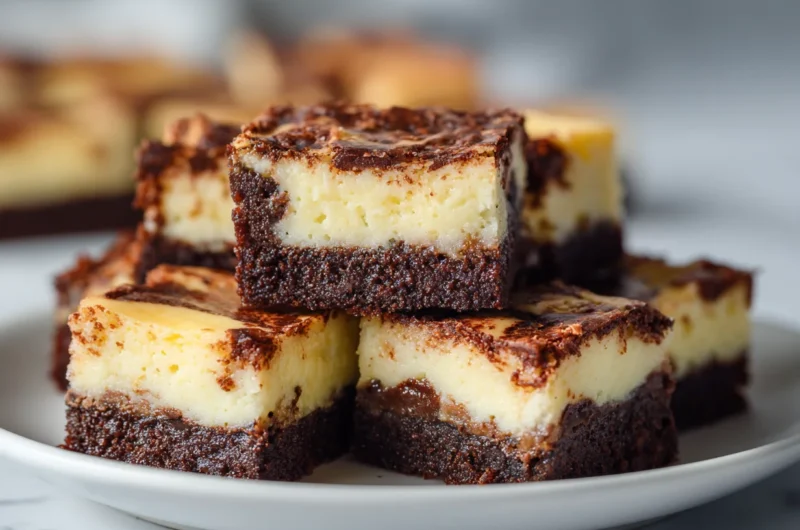 Fudgy Cheesecake Brownies Recipe