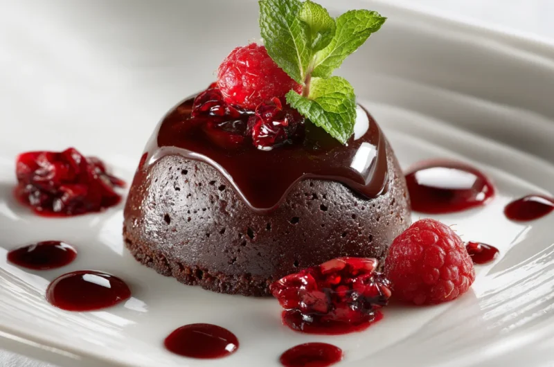 Rich Cherry Bourbon Chocolate Dessert Recipe