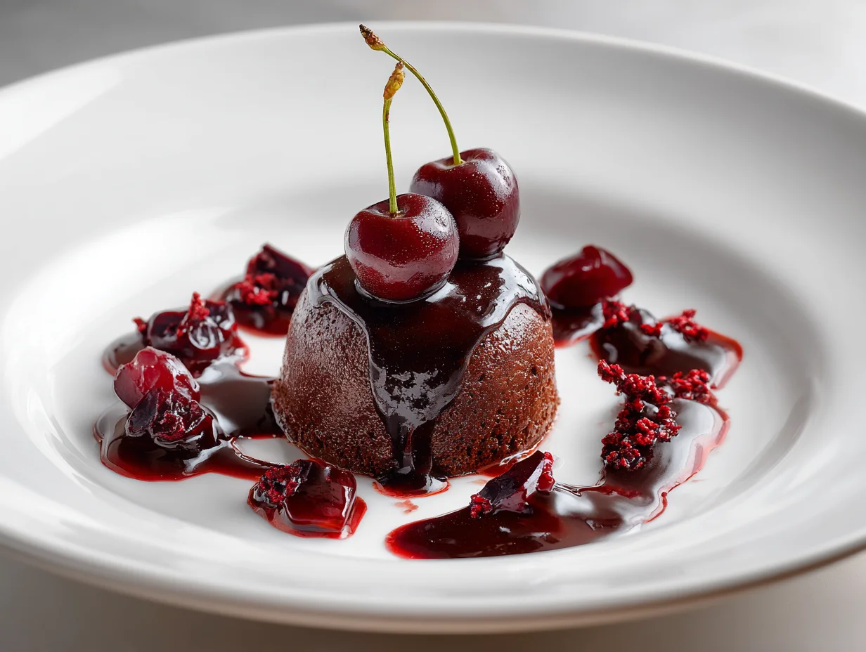 Cherry Bourbon Chocolate Dessert