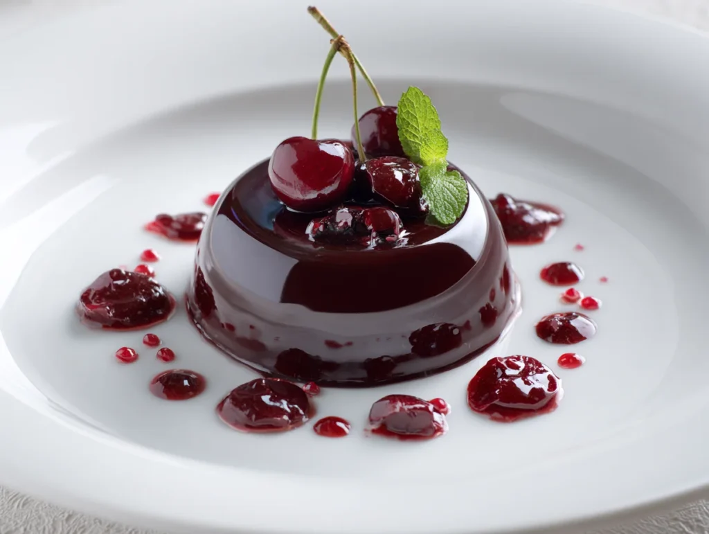 Cherry Bourbon Chocolate Dessert