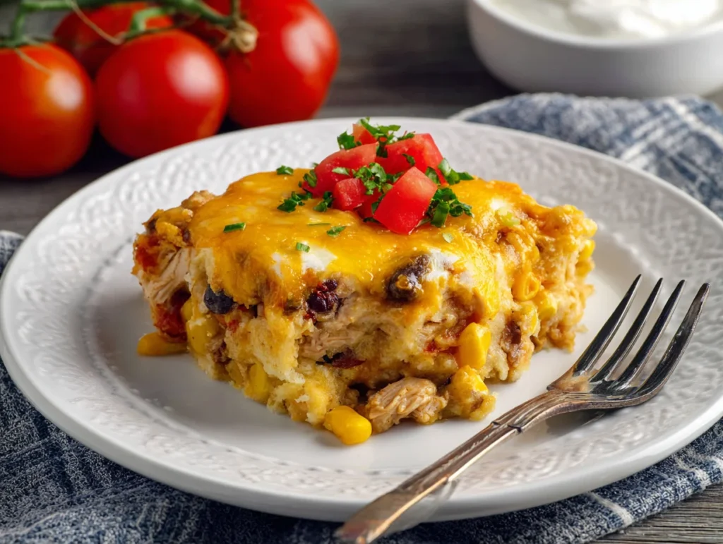 Chicken Burrito Casserole