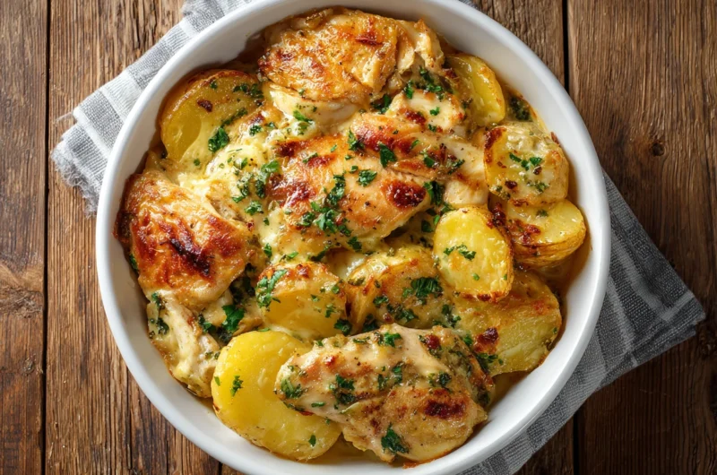 Baked Chicken and Potato Bake Recipe
