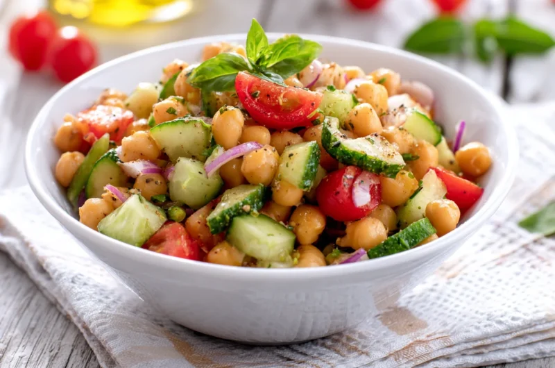 Protein Rich Chickpea Salad Recipe