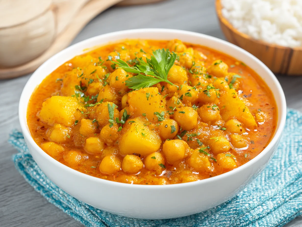 Chickpea and Potato Delight Curry