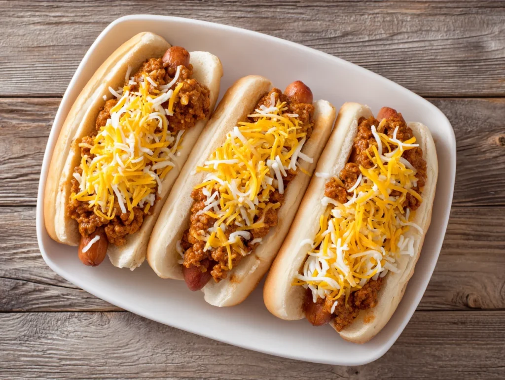 Chili Cheese Dog Sandwich