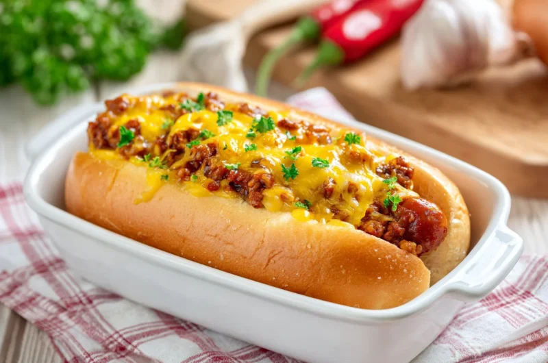 Loaded Chili Cheese Dog Sandwich Recipe
