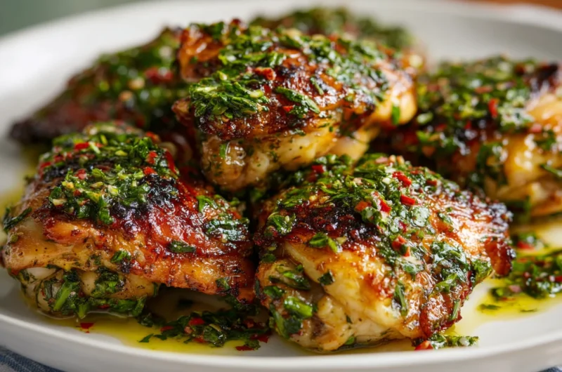 Herb Chimichurri Chicken Thighs Recipe