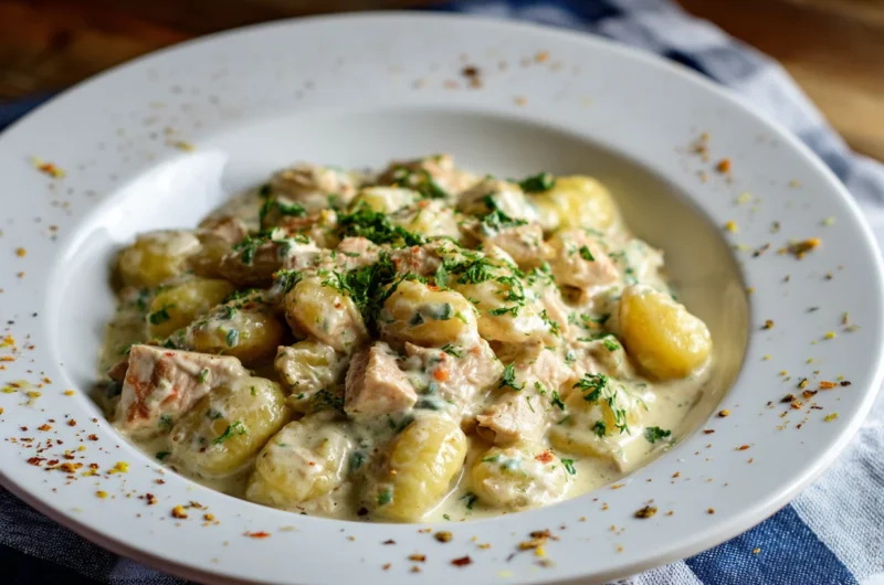 Creamy Creamy Crack Chicken Gnocchi Recipe