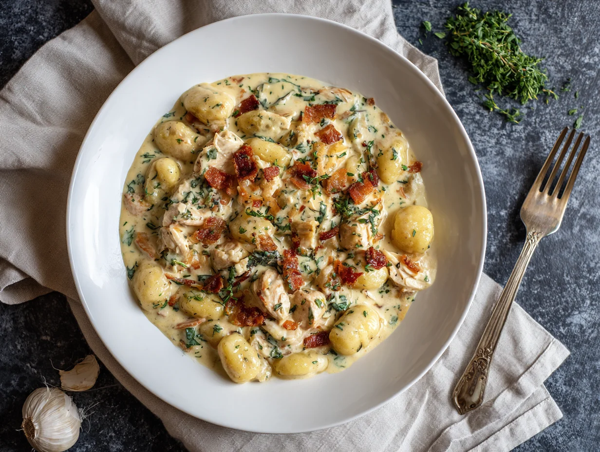 Creamy Crack Chicken Gnocchi