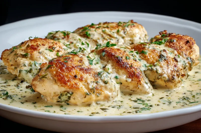 Rich Creamy Garlic Chicken Recipe