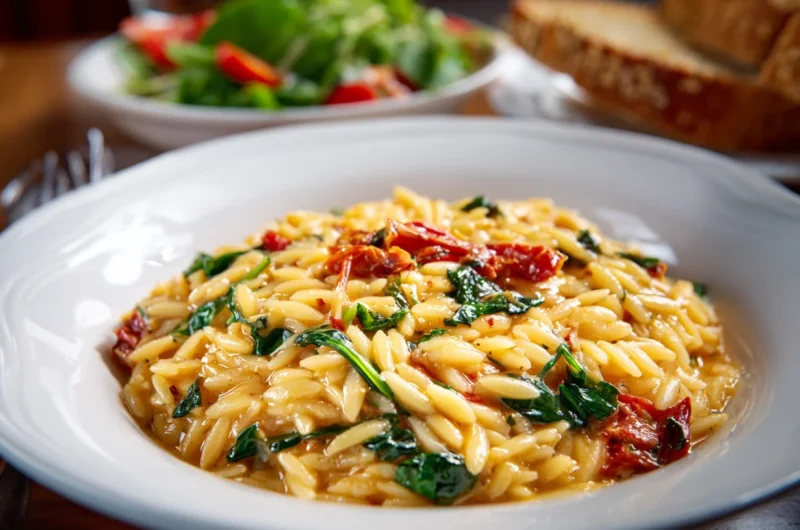 Creamy Tuscan Orzo Recipe