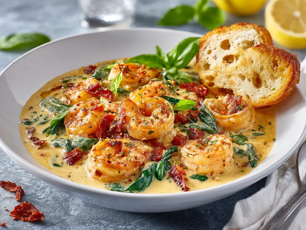 Creamy Tuscan Shrimp