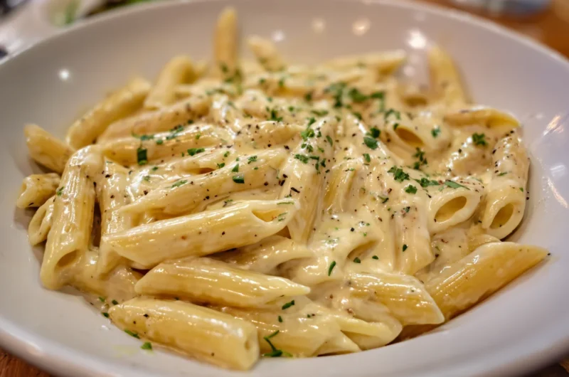 Velvety Creamy penne pasta Recipe