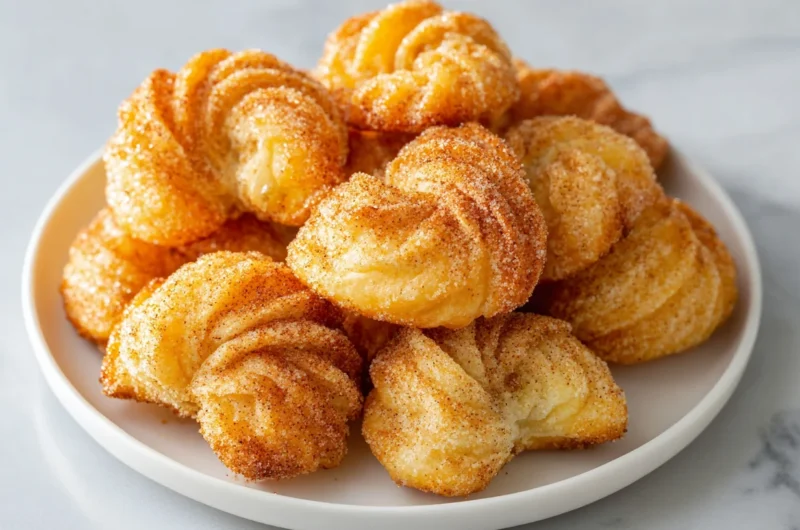 Crunchy Crispy Air Fryer Churro Bites Recipe