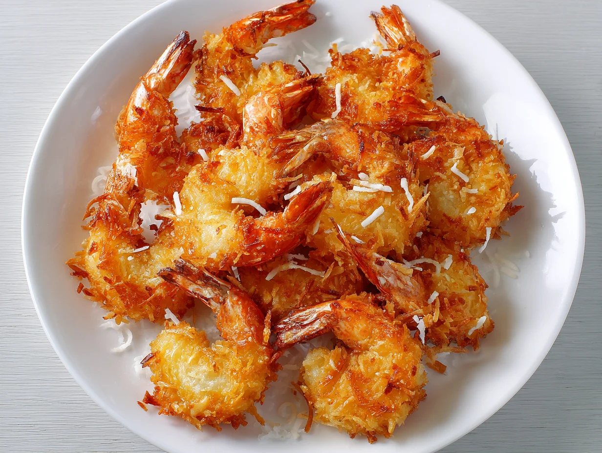 Crispy coconut shrimp