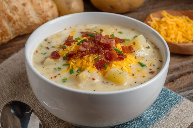 Creamy Crockpot Potato Soup Recipe