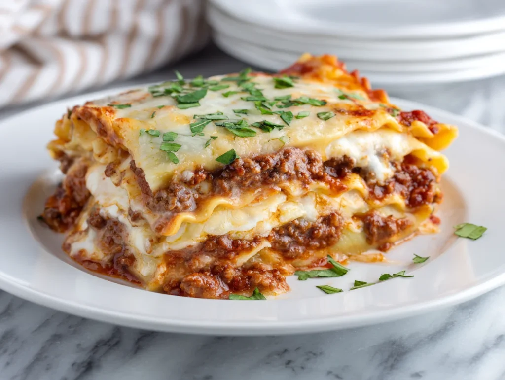 Crockpot Ravioli Lasagna