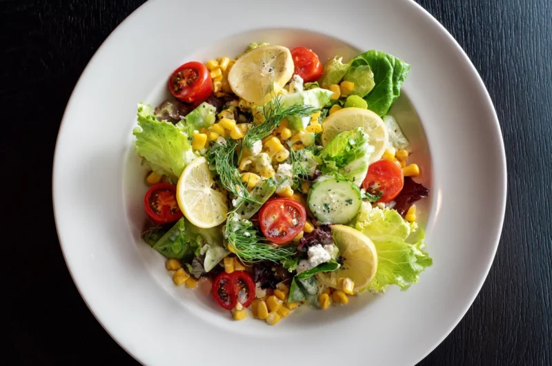 Fresh Harvest Salad with Lemon Recipe