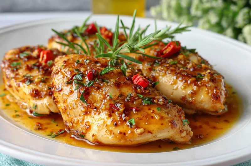 Sweet Honey Garlic Chicken Breasts Recipe