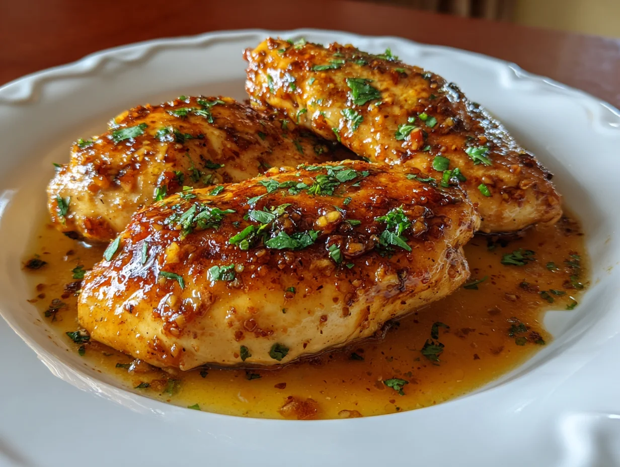 Honey Garlic Chicken Breasts