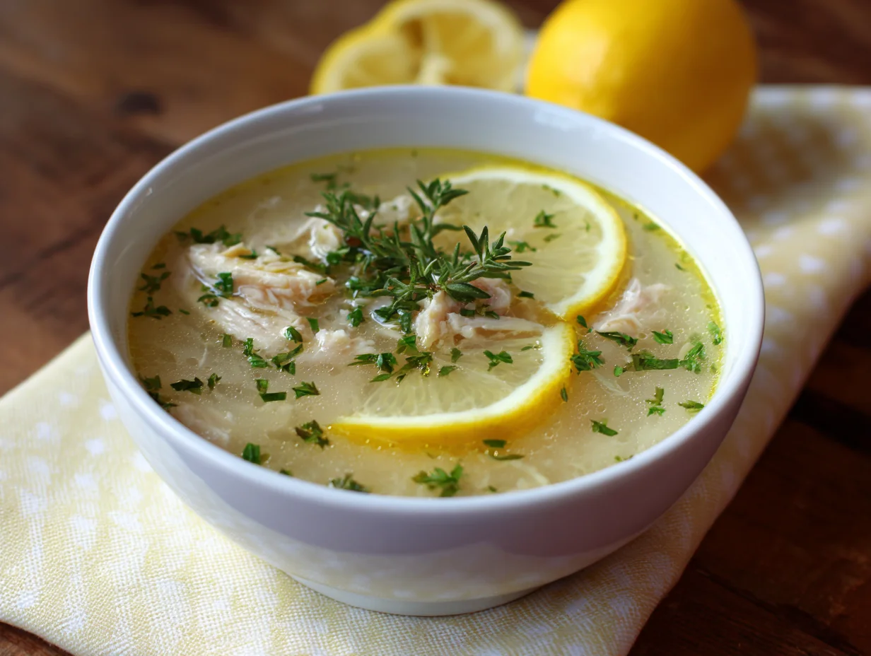 Lemon Chicken Soup