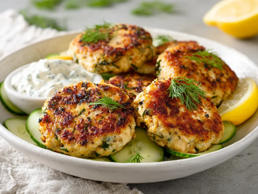 Mediterranean Chicken Patties
