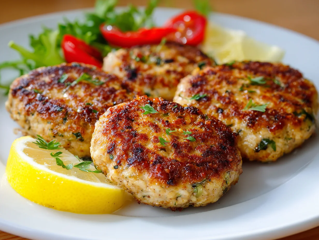 Mediterranean Chicken Patties