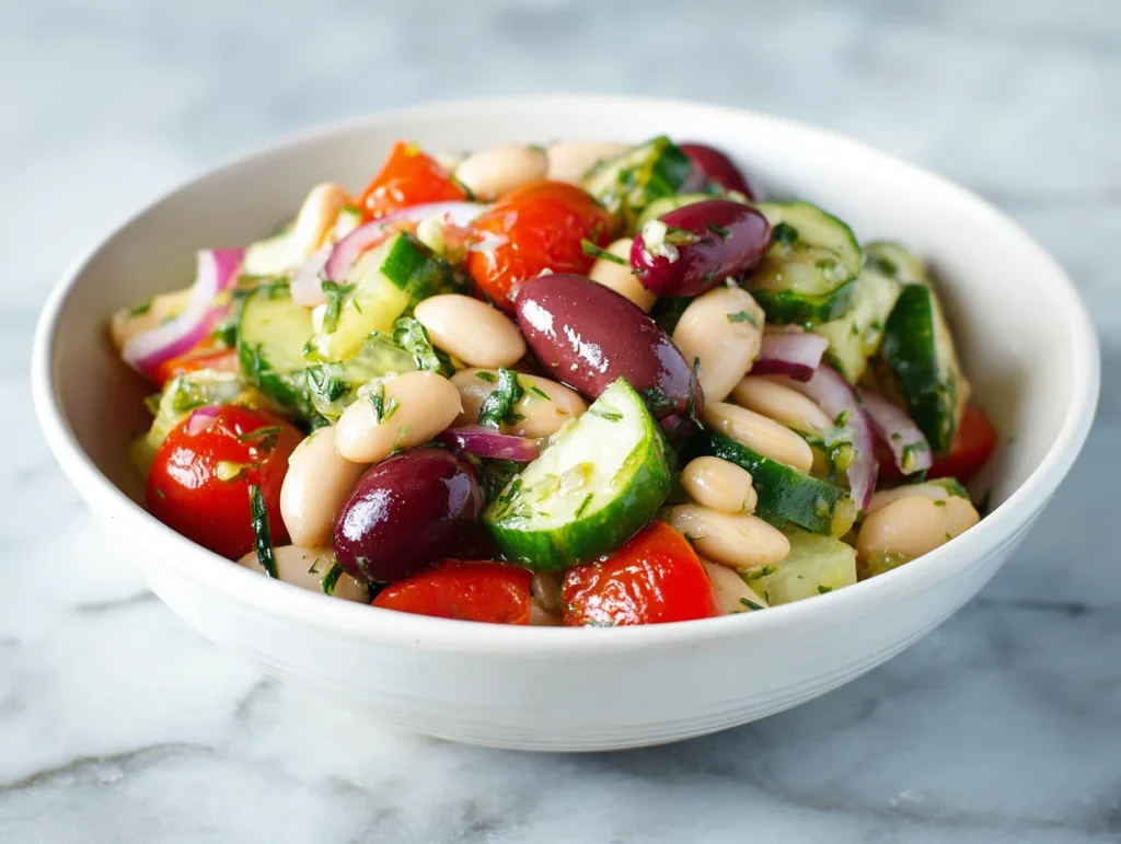Mediterranean Diet Bean Salad