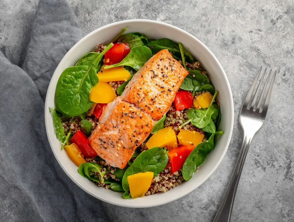 Nutritious One-Pan Salmon Supper