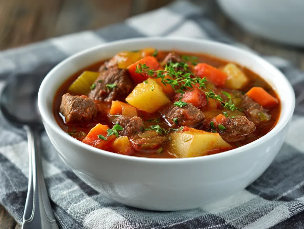 Old Fashioned Vegetable Beef Soup