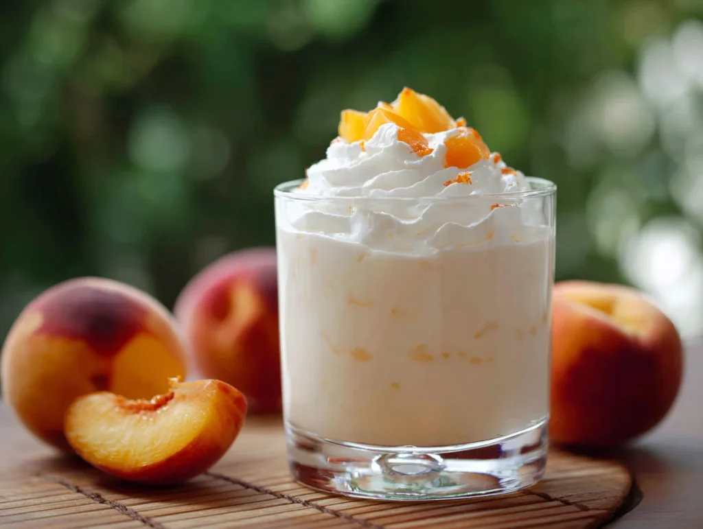 Peaches and Cream Cocktail