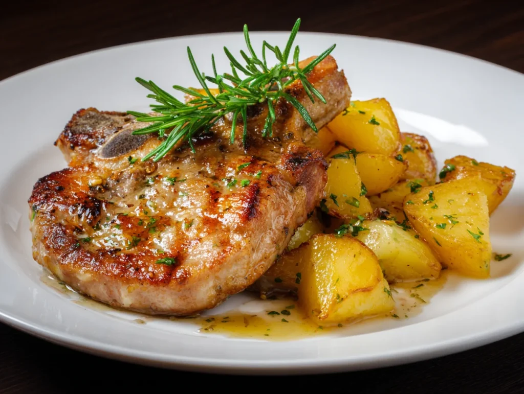 Pork Chop and Potato Bake