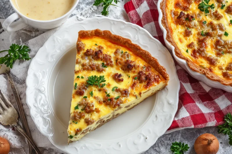 Homestyle Quiche with Sausage Gravy Recipe