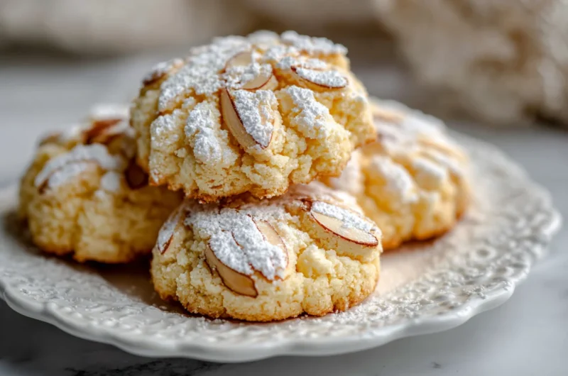 Traditional Ricciarelli Italian Almond Cookies Recipe