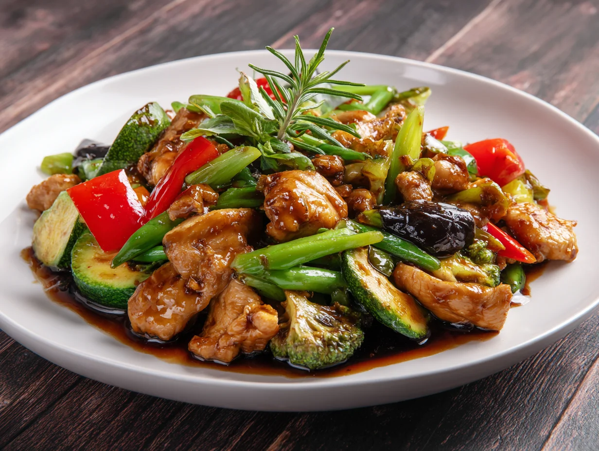Stir-Fry Chicken And Vegetables Chinese