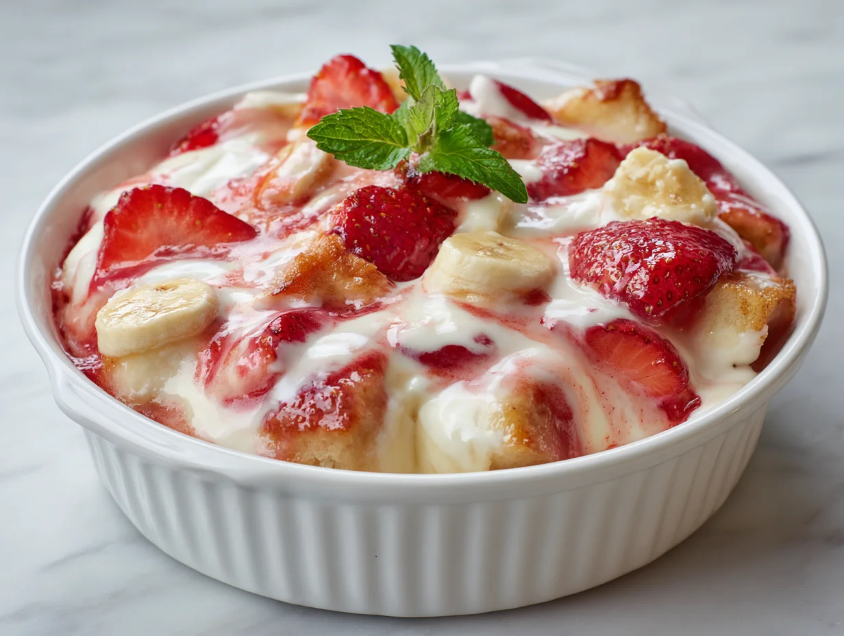 Strawberry Banana Pudding