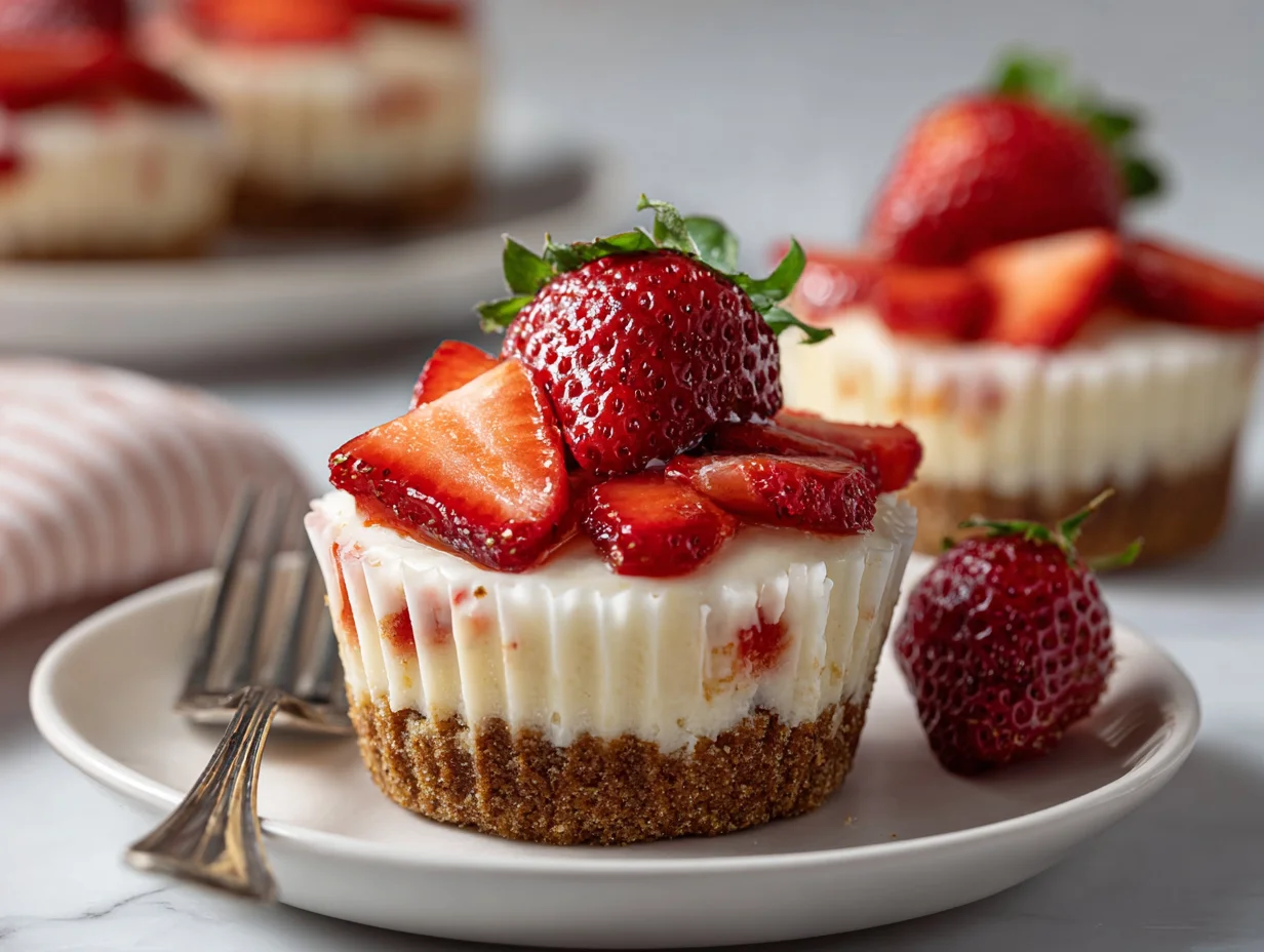 Strawberry Cheesecake Cupcakes