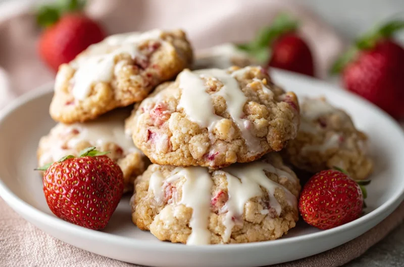 Delicious Strawberry Crunch Cookies Recipe
