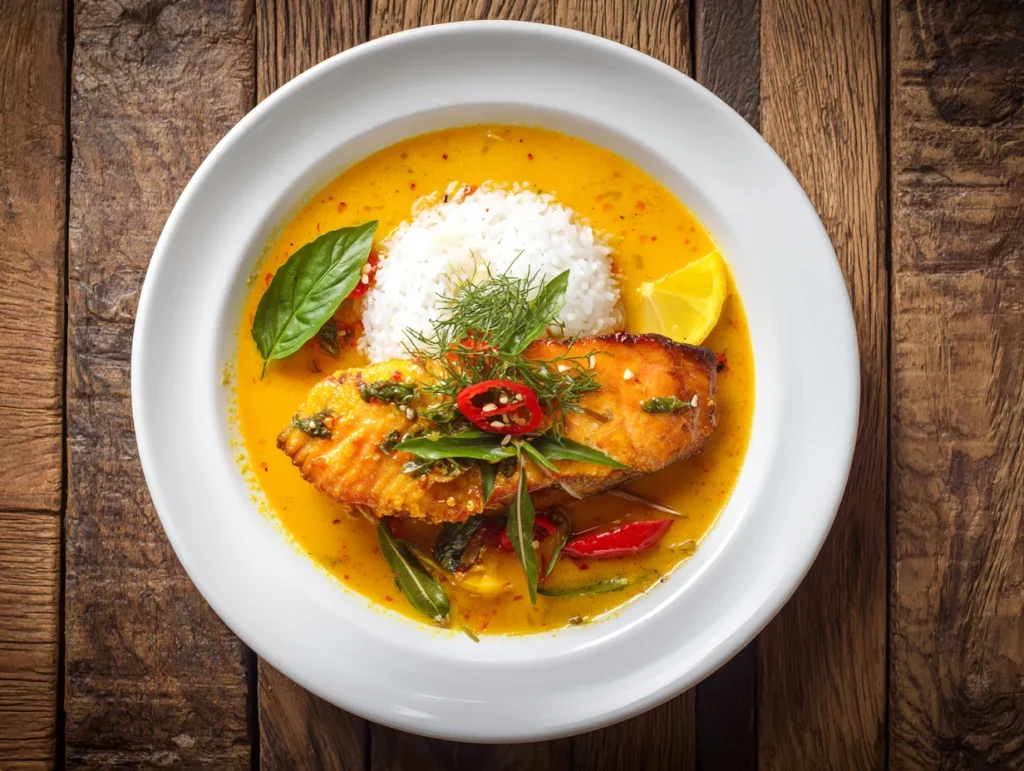 Thai Coconut Salmon Curry