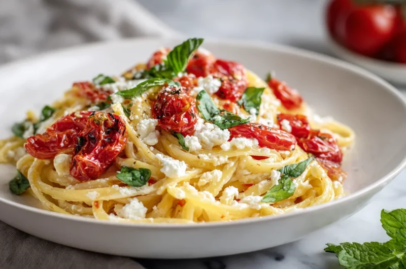 Fresh Tomato and Garlic Ricotta Pasta Recipe