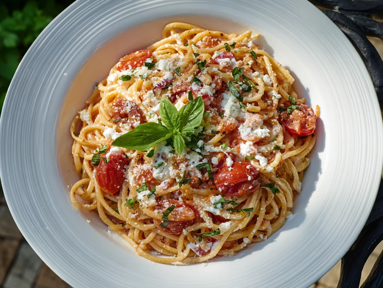 Tomato and Garlic Ricotta Pasta