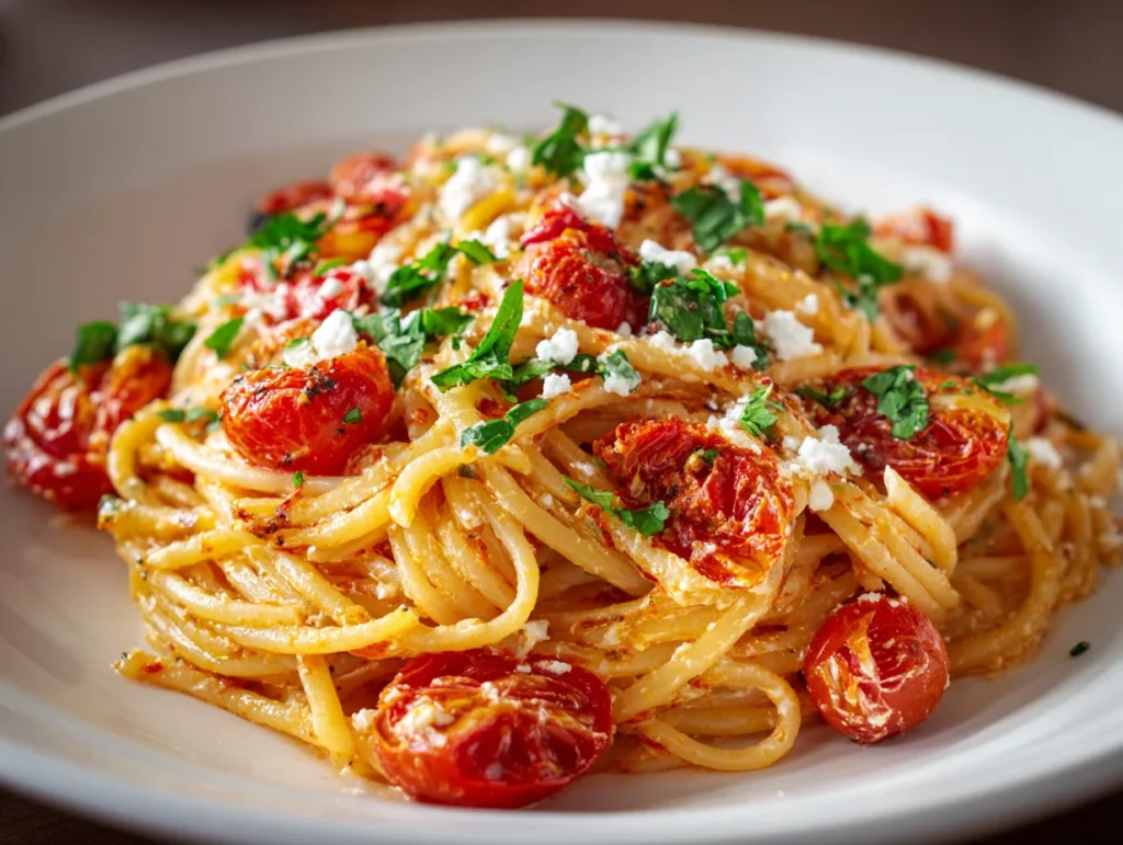 Tomato and Garlic Ricotta Pasta